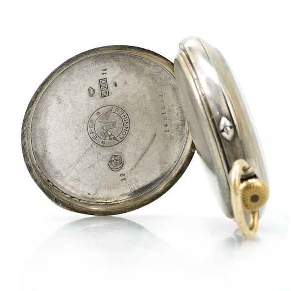 Longines Pocket Watch 800 15 Rubis 16831 From 1800's Working - Picture 7 of 9